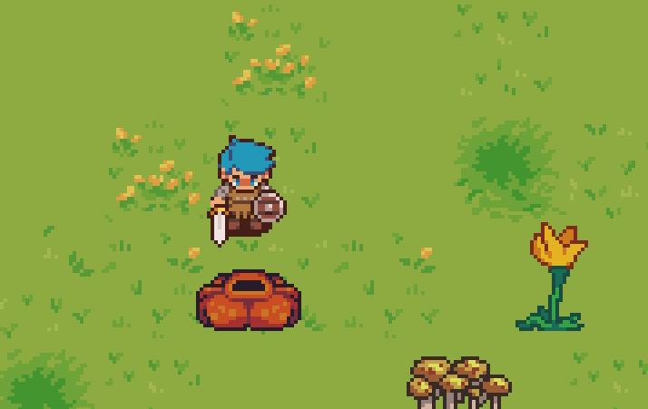 A dragonfly creature sprite