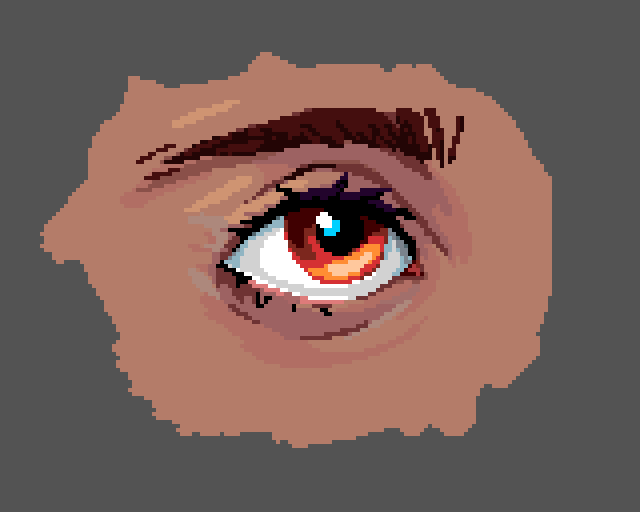A realistic eye study